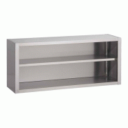 Gastro-Inox Armoire murale avec 1 fond et ouverte en acier inoxydable 1000x400x600mm - inox 7445908539567