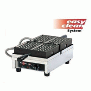 Gaufrier simple - basculement avant-arrière - châssis inox - empreinte 4x6 Bruxelles Gaufrier simple - basculement avant-arrière - châssis inox - empreinte 4x6 Bruxelles