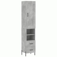 Helloshop26 - Buffet bahut commode armoire meuble de rangement organisateur cuisine salle de séjour salon haut 34,5 x 34 x 180 cm 02_0034297 - 300021 Helloshop26 - Buffet bahut commode armoire meuble de rangement organisateur cuisine salle de séjour salon haut 34,5 x 34 x 180 cm 02_0034297 - 300021