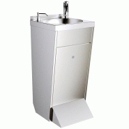 Lave-mains sur piètement avec robinet électronique | Q0251300_0 - Sans distributeur de savon