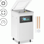 MSW - MSW MSW-IVPM-9850 Machine à emballer sous vide en acier inoxydable 900 W 40 cm avec fonction impression - 4062859220042
