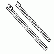 Paire de glissières 600x400 mm en inox pour réfrigérateurs pour pâtisserie 700 litres - Z/FP16004060 Paire de glissières 600x400 mm en inox pour réfrigérateurs pour pâtisserie 700 litres - Z/FP16004060