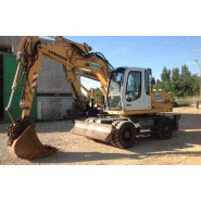 Pelles sur pneus liebherr a314 - 16 t.