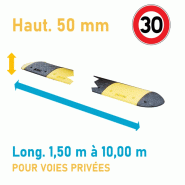 Ralentisseur 50 mm voies privées - 5,00 m