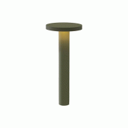 ROSSINI ILLUMINAZIONE TIBERIO Borne Led 10W 82° IP65 4000K 20D 45cm en aluminium Finition Vert - Eclairage extérieur professionnel pour jardins - ve