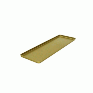 Schneider - Plaque de présentation/comptoir "Gold", 600 x 200 x 20 mm - doré aluminium 154074