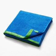 Serviette de plage 160X90Cm 450G/M² Bleu Benetton - 8435496466757