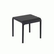SIESTA EXCLUSIVE Table d'appoint d'extérieur Paris Noire - noir plastique polypropylène SP-SI-277BL