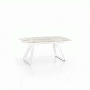 Stones Barret Table Extensible (170/270X90 Cm) En Hpl Sur Mdf Blanc - blanc 8033959255841