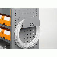 Support pour câbles et tuyaux P. 95 mm