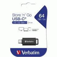 Verbatim store 'n' go usb-c clé usb 64 go Verbatim store 'n' go usb-c clé usb 64 go