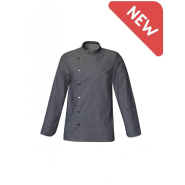 Veste restauration denim stretch manches longues Scott 215 gr/m2 - VSTRSSCDN-SN05/ML_0