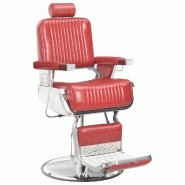 Vidaxl chaise de barbier rouge 68x69x116 cm similicuir 110169