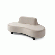 Banquette "NUBI" - NB PO18 OUT - forme haricot avec dossier extérieur (180cm)