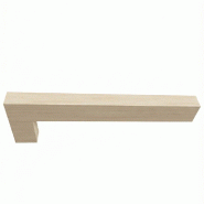 Barre horizontale Oslo avec equerre 6x10x160 cm - pin Aland polaire
