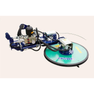 Broyeur satellite à axe vertical, effacement automatique réglable par boule d'azote - Largeur de travail 0,75 m