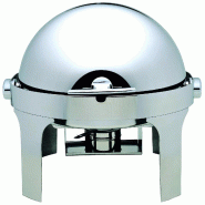 Casserole ronde avec couvercle à enroulement 180°. Cadre en acier inoxydable poli. Dimensions 50x52x45(h) cm. Modèle CD6504 - 3493