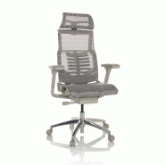 Chaise de bureau / Fauteuil de direction POFIT G GEN2 Tissu maille gris clair hjh OFFICE - gris polyester 652281