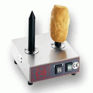 Chauffe-pain électrique 2 plots pour hot-dog - Acier inoxydable - CB Chauffe-pain électrique 2 plots pour hot-dog - Acier inoxydable - CB