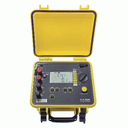 CHAUVIN ARNOUX - CA 6240 Micro-ohmmètre - Courant max 10A - Résolution 1 µΩ - Boîtier chantier IP53 - USB