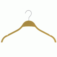 Cintre en mélamine résine effet bois naturel L40cm -par 20 Cintre en mélamine résine effet bois naturel L40cm -par 20