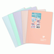 Clairefontaine Lot de 5 Cahier Kover Book Blush A4, 160p./80 feuilles 90 g/m² reliure intégrale, couv. Envel. Assorties (5), Séyès - 3037923764815