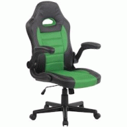CLP Fauteuil de bureau JOHN Vert - vert polyester 19263734 CLP Fauteuil de bureau JOHN Vert - vert polyester 19263734