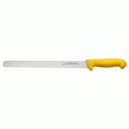 Comas - Couteau à charcuterie 300 jaune - Modèle Carbon - Inox - Réf. 8425734101243 Comas - Couteau à charcuterie 300 jaune - Modèle Carbon - Inox - Réf. 8425734101243