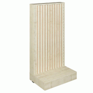 Gondole simple face Vertigo T03 MDF naturel et érable 64x44x125cm
