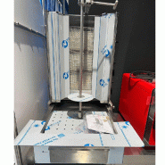 Grill Döner kebab gaz 3 brûleurs max 40 kg avec tôle de protection| Déstockage neuf