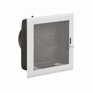 Grilles blanche 16x16 avec cadre carré / Dixneuf - Ø 100