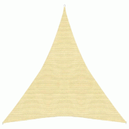 Helloshop26 - Voile toile d'ombrage parasol 160 g/m² 5 x 6 x 6 m PEHD beige 02_0008988 - beige 3000481882727
