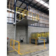 Monte-charge pour charges volumineuses - Plateau large - 1 000 à 2 000 kg - DHOLLANDIA