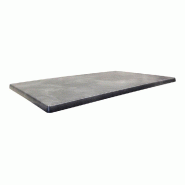 Plateau rectangulaire de table extérieur Classic Line 110x70cm décor dark slate