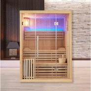 SAUNA FINLANDAIS NORDICA® VAPEUR V23 (2 À 3 PLACES) - 150 X 120 X H.200