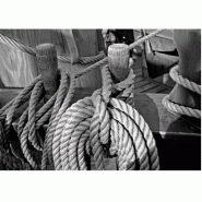 Set de table pure cellulose 70g/m2 motif Cordes marines 31x43cm - par 2000