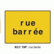 Signalisation de chantier important kc19