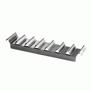 Support pour sandwich/hot-dog, HENDI, 475x105x(H)60mm - inox 429419