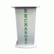 Support sur pied pour blanc borne de recharge plugnlock Support sur pied pour blanc borne de recharge plugnlock