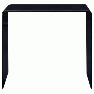 VidaXL Table basse Noir 50x50x45 cm Verre trempé Modèle Atlas Infinite Logic - 284723