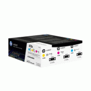 410XLaserJet, lot de 3 cartouches de toner grande capacité authentiques, cyan/magenta/jaune