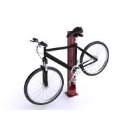 Station de réparation vélo robuste avec largeur : 250 mm pour usage extérieur - panocolor  ac0321sta-cyclo