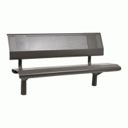 Banc OSLO acier ajouré