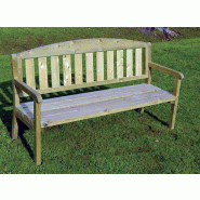 Banc Poitiers - Déstockage de Printemps - Livraison 48/72h - 3 places - Sapin du Nord traité Classe IV