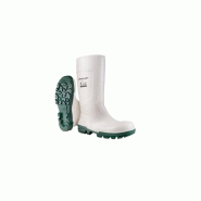 Bottes de sécurité alimentaire - WORKIT SAFETY S4 Botte Sécu PVC blanche - Dunlop | 9DWK040_0
