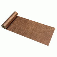 Chemin de table paillettes premium chocolat 30cm x 5m