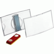 DURABLE Badges convexes aimant 7,5 x 4 cm acrylique 25 pièces - transparent 8123-19 DURABLE Badges convexes aimant 7,5 x 4 cm acrylique 25 pièces - transparent 8123-19