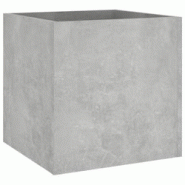 Helloshop26 - Jardinière bac lit surélevé plantes fleurs terrasse jardin 40 x 40 x 40 cm bois d'ingénierie gris 02_0037553 - 3000217797813 Helloshop26 - Jardinière bac lit surélevé plantes fleurs terrasse jardin 40 x 40 x 40 cm bois d'ingénierie gris 02_0037553 - 3000217797813