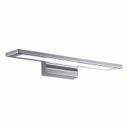 Read Applique Salle De Bain Led 20W 2300Lm 3000K Ip20 Chrome - Rossini Illuminazione - Applique Fine Pour Miroirs Et Tableaux Métalliques - argenté