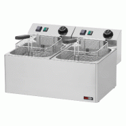 RedFox Friteuse électrique double 0,38 kW/l, 8 + 8 L TOP 230 V - 12538